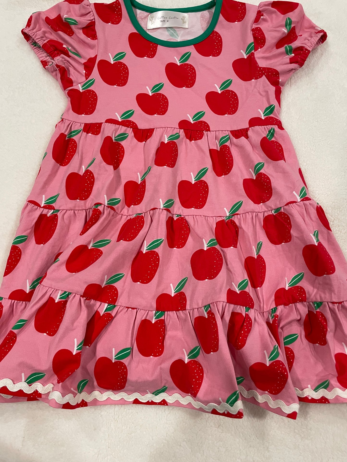 Apple Print Dress